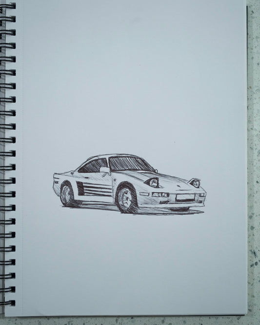 Sketches: Porsche 969 Rinspeed