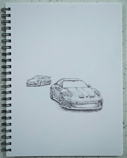 Sketches: 991 GT3 & 992 GT3 Touring