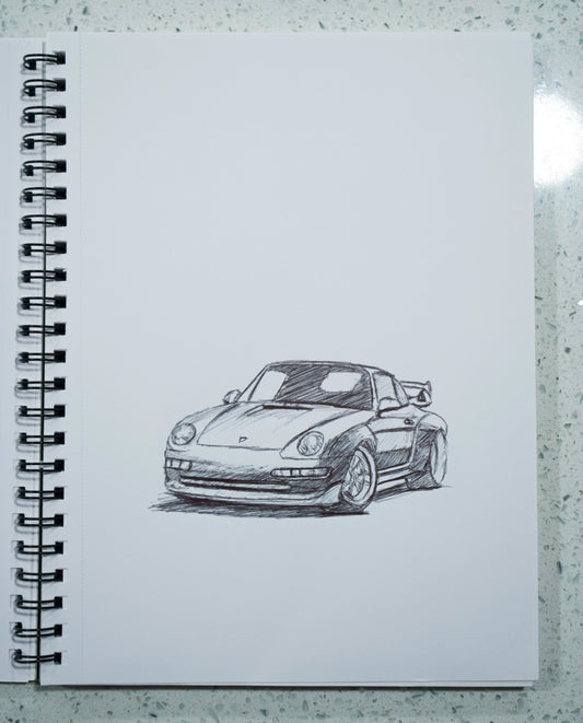 Sketches: Porsche 993 GT2