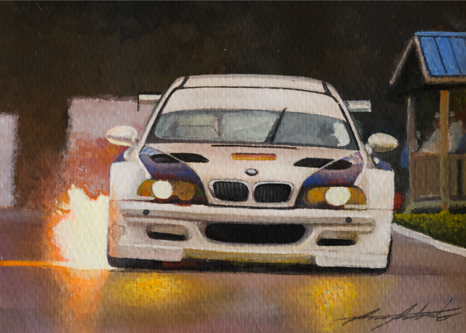 E46 M3 GTR 5x7" Giclée Print