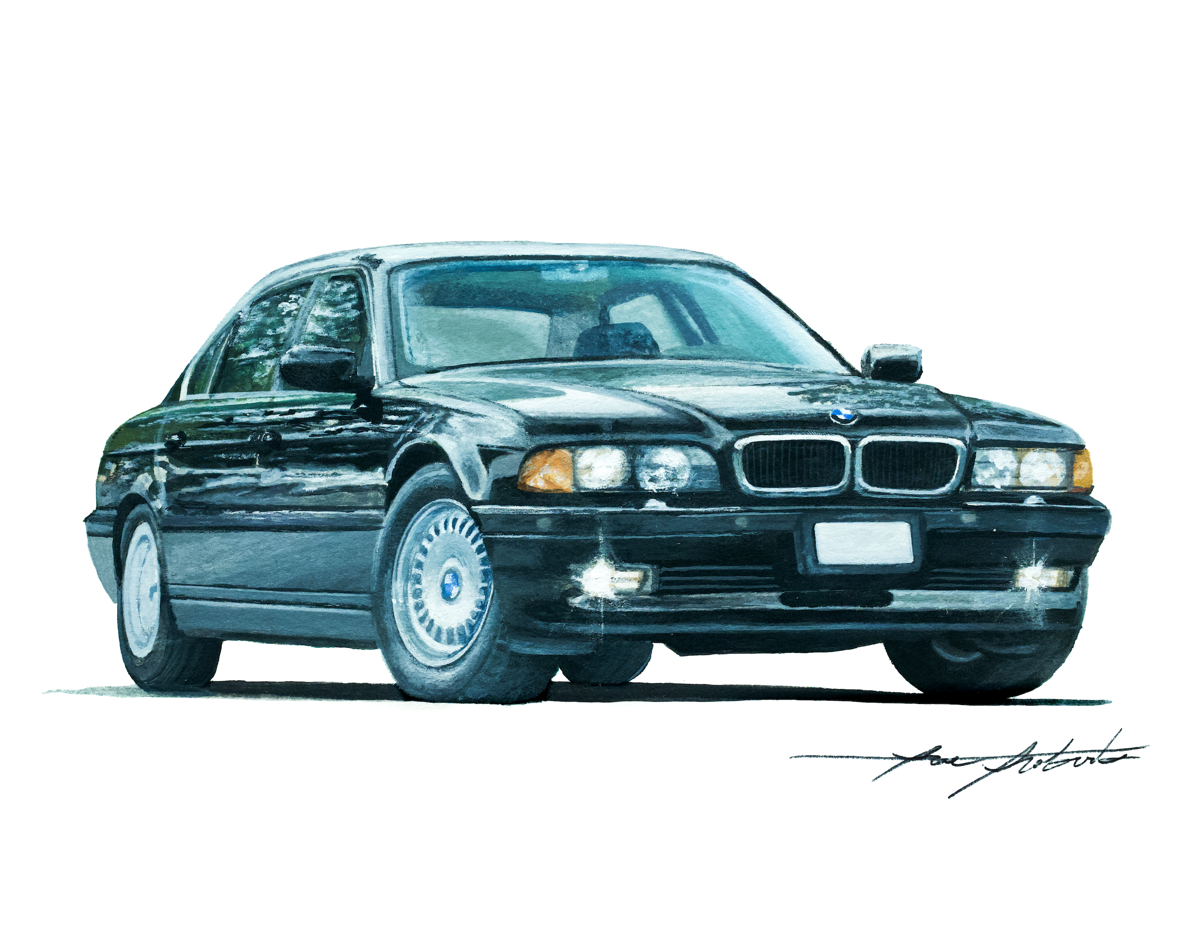 E38 740iL Print